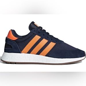 Adidas I-5923 navy orange mens size 9